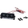 Svetelná rampa ALU, LED, 73mm, okrúhle reflektory Hobbytech