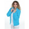 Perlička® Zdravotnícka mikina ZOJA Tmavý tyrkys Veľkosť: XL, Farba: Tmavý tyrkys