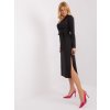 Midi šaty s pásikom LK-SK-509348.04 black
