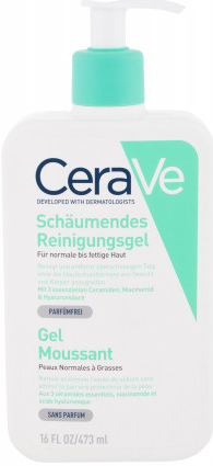 CeraVe Cleansers čiastiaci penivý gél pre normálnu až mastnú pleť 473 ml