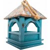 PetBuddy altánok tyrkys, krmítko pre vtáky, 20 x 20 x 30 cm, cédrové drevo
