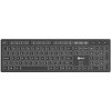 C-TECH klávesnice CZ/SK KB-201-BL, nízkoprofilová, podsvícení, USB, CZ/SK (KB-201-BL)