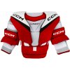 Brankárska hokejová vesta CCM YTflex 3 White/Red Žiak (youth) S/M