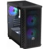 Endorfy skříň Signum M30 ARGB / microATX / 3x120mm ARGB fan / 2xUSB / USB-C / tvrzené sklo / černá (EY2A020)