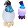 Verk Detská RGB LED lampička - dinosaurus vo vajci