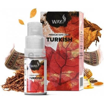 10ml Turkish WAY to Vape E-LIQUID, obsah nikotínu 6 mg