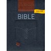 Bible ČEP s DT, malý formát, jeans, výřezy, zip