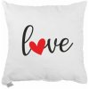 Dekoratívny vankúš Love 40x40 cm EMI