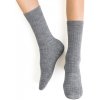 Janko Detské merino ponožky bledošedý melír
