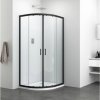 Sanotechnik Sprchovací kút bez vaničky Elite R90B, štvrťkruh, 90 x 90 x 195 cm
