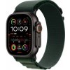 Apple Watch Ultra 2 (2024) Cellular 49mm Čierne titánové telo Tmavozelený alpský ťah (M) 145-190 mm MX4R3QC/A