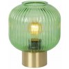 LUCIDE 45586/20/33 MALOTO stolová lampa Ø20cm E27/40W zelená/zlatá