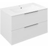 Sapho Cirasa skrinka 79.8x45.9x52 cm závesná kúpeľňová skrinka pod umývadlo biela CR801-3030