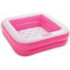 Intex 57100 Bazének s nafukovacím dnem 85 x 85 x 23 cm růžový (ix57100p)