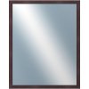 DANTIK - Zrkadlo v rámu, rozmer s rámom 40x50 cm z lišty FC hnedá vysoká (2184)