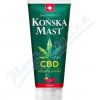 SwissMedicus Konská masť s CBD hrejivá bylinný balzam 200 ml