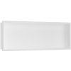 CERANO - Zápustná polička/nika s okrajom do obkladu - biela matná - 90x30x10 cm CER-8050BD80244