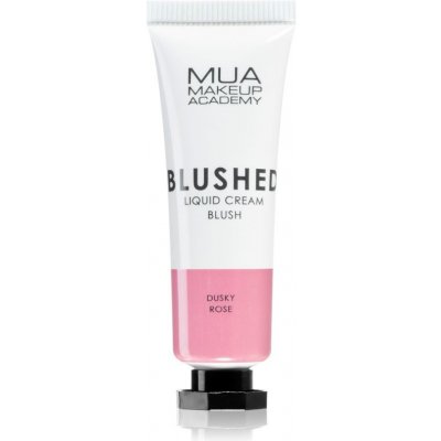 MUA Makeup Academy Blushed Liquid Blusher tekutá lícenka odtieň Dusky Rose 10 ml