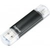 HAMA USB kľúč Laeta Twin, USB 3.0, 256GB, 40MB/s, čierny - 00181071