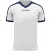 Futbalový dres Givova Revolution Interlock bielo granátová MAC04 0304 Veľkosť: S