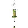 ProGarden Závesné solárne kŕmidlo pre vtáky Frog 75 x 13 cm kov viacfarebná
