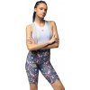ALÉ Cycling Clothing Alé PR-E Master Graphic W bibshort, Blue combo Veľkosť: XL Dámske cyklo nohavice s kvetovaným vzorom s trakmi