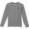 MILWAUKEE Hybridné tričko s dlhým rukávom šedé HTLSGR L