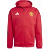 Adidas Bunda MANCHESTER UNITED Z.N.E. červené Velikost: M