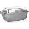 Banquet Pekáč s nepriľnavým povrchom Granite 32,5x21x11cm 5,7 l pokrievka