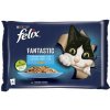 Nestlé FELIX Fantastic cat Multipack losos&platesa želé kapsička 4x85 g