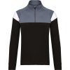 Kariban Mikina Kariban PA387 s 1/4 zipem, tréninková COT20P387agi04-black/sport XL Černá/šedá sporty