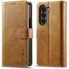 Púzdro IMEEKE Peňaženkové Samsung Galaxy Z Fold5 5G svetlohnedé