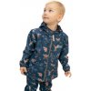 ESITO Detská softshellová bunda Dinoušek Modrá