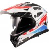 LS2 MX702 PIONEER II NAMIB WHITE BLUE RED-06 XL