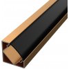 LEDprodukt LED lišta ROHOVÁ SIMPLE - Bronze Dĺžka: 2m, Typ krytky: Čierna krytka zaklapávacia (difúzor)