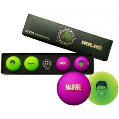 Volvik Marvel 4 Ball Pack Hulk