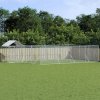 Ohrádka pre psa, so strechou, strieborná, 10x6x2,5 m, galvanizovaná oceľ