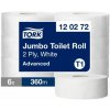 Toaletný papier 2-vrstv. TORK Jumbo 26 cm, návin 360 m, biely T1 (6 ks)