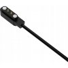 USB kábel nabíjačka KBR Games pre hodinky Xiaomi, 1 m, čierny