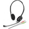 Genius HS-200C slúchadlá s mikrofónom, čierna