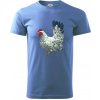 Sliepka kreslená biela - Klasické pánske tričko vyššej gramáže - 3XL ( Svetlomodrá )