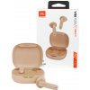 Bezdrôtové slúchadlá do uší JBL Vibe Flex Béžové s hlbokými basmi