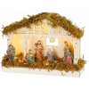 Betlehem, 5x LED teplá biela, 3xAA, interiér, 26,3x7,3x19,2 cm