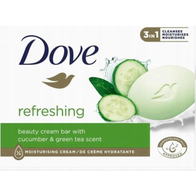 Dove Go Fresh Touch Okurka & Zelený čaj toaletní mydlo 100 g