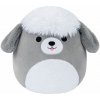 SQUISHMALLOWS Sivo-biely ovčiarsky pes - Arnold, 13 cm