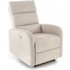 Nábytek PEGAS s.r.o. Elektricky polohovatelné a masážní křeslo CARINIO, Světle Béžová