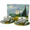 Šálka Duo van Gogh porcelánová 90 ml 2 ks