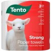 OBALOVO Kuchynské utierky Tento Strong / 2 ks x 17 m - biele 2 vrstvové papierové utierky