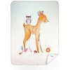 XKKO LUX Španielska detská deka - Deer, 75x100