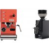 Profitec GO, red + Eureka Mignon Zero 55s, BL black
